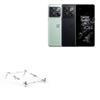 BoxWave Stand and Mount Compatible with OnePlus Ace Pro 10T PGP110 (6.7 in) - Pocket Aluminum Stand 3-in-1, Portable Multi Angle Viewing Riser - Metallic Silver view 1