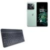 BoxWave Keyboard Compatible with OnePlus 10T CPH2417 (6.7 in) - SlimKeys Bluetooth Keyboard, Portable Thin with Chiclet-Style Keys - Jet Black view 1