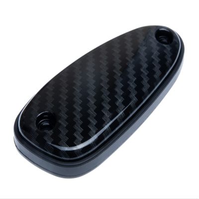 VMS RACING Carbon Fiber Look Antenna Block-Off Delete Plate Cover Cap with Rubber Gasket Kit Compatible with Honda Civic EG6 CX DX Si JDM 92 93 94 95 1992-1995