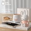 Miffy Portable Bluetooth Speakers, Cute Portable Wireless Speakers with Loud Stereo Sound, Built-in Mic, TF-Card Slot, Dual Pairing,40H Playtime for Room, Desk Decor, for her (Pink) view 3