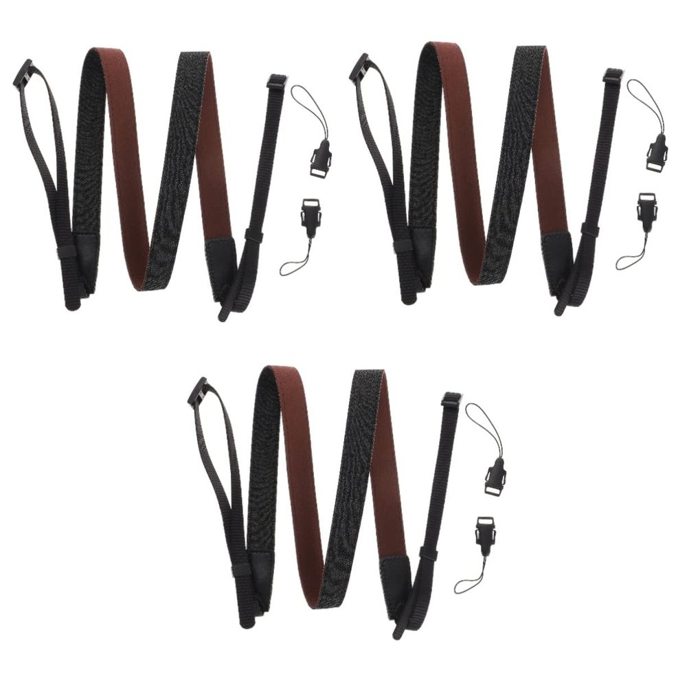 SOLUSTRE 3sets Light Cotton Camera Neck Strap for Photographers Sling Belt for Easy to Use Compatible Cameras Design