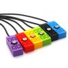 SZJELEN Multicolor D-tap to 4ports D-tap P-tap Splitter Cable 1/4 Screw for Photography Power,Ptap Dtap Fourway Splitter 1/4 Screw (Red) view 3