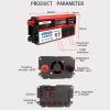 ROGHA 2000W Car Power Inverter, Converter DC 12V 24V to AC 110V 220V Car Inverter with 4 USB Ports Multi-Protection Car Charger Power Inverter for Vehicles,12V-110V view 4