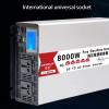 ROGHA 6000W 8000W Power Inverter Car Power Inverter DC 12V 24V 48V 60V to 110V 220V AC Car Converter with USB Car Adapter Charger with LCD Display,8000W-60V view 3