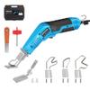 MINOVA Air Cooled Pro Electric Hot Knife Fabric Cutter Rope Cutting Tool Kit with Blades & Accessories view 1