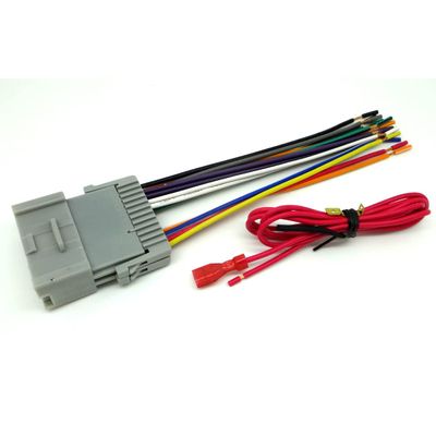 AMSAMOTION Aftermarket Stereo Radio Wiring Harness Connector Adapter for GM Chevy Silverado GMC 2002-2008 Model