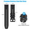 3 Pack 22mm Sport Watch Bands Compatible with Garmin Forerunner 965/955 Watch Band Replacement,Soft Silicone Straps for Forerunner 945/935/Fenix 7/Fenix 6 Pro/Fenix 6/Fenix 5 Plus/Fenix view 4