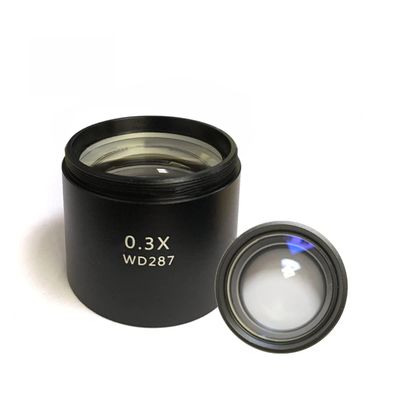 Microscope Accessories Kit WD165 WD287 WD177 0.3X 0.5X 2X 0.7X Trinocular Stereo Microscope Objective Lens for Video USB Stereo Zoom Microscope Microscope Slides (Color : WD177 0.5X)