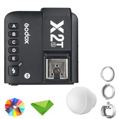 Godox X2T-S TTL Wireless Flash Trigger for Sony, w/Godox ML-CD15 Flash Diffuser 1/8000s HSS, Bluetooth Connection Supports iOS/Android App Controller, New Hotshoe Locking, New AF Assist Light