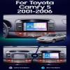 Charmstep Android 11 for Toyota Camry 5 XV 30 2001-2006 Car Navigation GPS Radio Stereo 9" Multimedia Player with Backup Camera Support Bluetooth DSP SWC WiFi 4G Carplay DAB+,300s/3+32g/a view 2