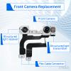 CYKJGS for iPhone 12 Front Camera Replacement OEM for iPhone 12 Pro 12MP New Face Front Camera Part Facing Lens Module Transmitter Light Receiver Connector Repair Fix Tool Kit A2172 A2402 A2403 A2404 view 2