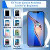 CYKJGS for iPhone 12 Front Camera Replacement OEM for iPhone 12 Pro 12MP New Face Front Camera Part Facing Lens Module Transmitter Light Receiver Connector Repair Fix Tool Kit A2172 A2402 A2403 A2404 view 4