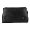 Smart Fingerprint Wallet, FL V1 Men Zipper Leather Wallet Smart Fingerprint Security Anti Theft Handbag Black view 1