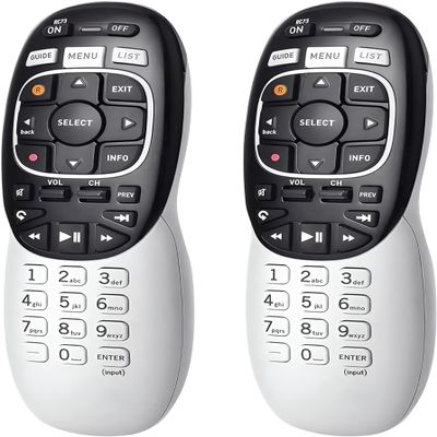 2 Pack Buck AT&T DirecTV RC73 IR/RF Universal Wireless Genie Remote  DirecTV Remote Control Replacement for HR20, HR21, HR34, HR44, HR54 DVR Satellite Dish Receivers & Streaming Devices