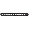 Black Box Network - C6APP70-24-R2 - Black Box Category 6A Panel - 24 Port(s) - 24 x RJ-45-1U High - Black Powder Coat view 1