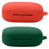 2 Pack DAYJOY Soft Silicone Protective Case Compatible with OnePlus Buds Pro 2(2023) Earbuds, Protective Skin Sleeve with Key Chain (red+Green) view 1