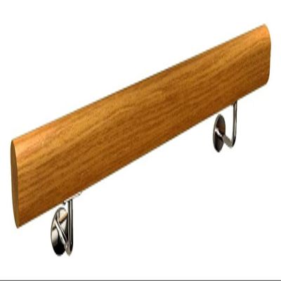 ALDEPO Grab Bars 30-600Cm Pine Safety Non-Slip Stair Handrail with Stainless Steel Bracket, Handrail for The Elderly and Disabled, Handrail for Family Hospital Toilet Protection/90Cm (Size : 150Cm)