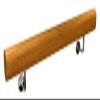 ALDEPO Grab Bars 30-600Cm Pine Safety Non-Slip Stair Handrail with Stainless Steel Bracket, Handrail for The Elderly and Disabled, Handrail for Family Hospital Toilet Protection/90Cm (Size : 150Cm) view 1