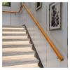 ALDEPO Grab Bars Wooden Handrails for Outdoor/Garden Steps with End Caps, 1M/2M/3M/3.6M/4.5M, Elderly Non-Slip Interior Auxiliary Grab Bar1.5M (Color : 6m) view 3