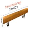 ALDEPO Grab Bars 30-600Cm Pine Safety Non-Slip Stair Handrail with Stainless Steel Bracket, Handrail for The Elderly and Disabled, Handrail for Family Hospital Toilet Protection/90Cm (Size : 160Cm) view 3