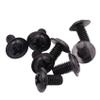 GatherTOOL 50/100Pcs Black Cross Phillips Pan Head with Washer Screw M2 M2.5 M3 M4 M5 for PC Case Motherboard Mount DIY Computer Screws (Color : 100pcs, Size : M5x12mm) view 1