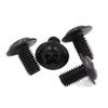 GatherTOOL 50/100Pcs Black Cross Phillips Pan Head with Washer Screw M2 M2.5 M3 M4 M5 for PC Case Motherboard Mount DIY Computer Screws (Color : 100pcs, Size : M5x12mm) view 4