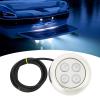 Marine Underwater Light PC Steel Ring 60 Angle IP68 Seawater Interior Dome (RGBW) view 3