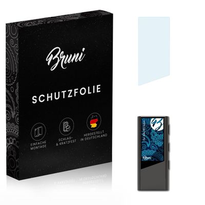 Bruni Screen Protector compatible with HiBy W3 Saber Protector Film, crystal clear Protective Film (2X)
