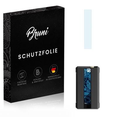 Bruni Screen Protector compatible with FiiO Q7 Protector Film, crystal clear Protective Film (2X)