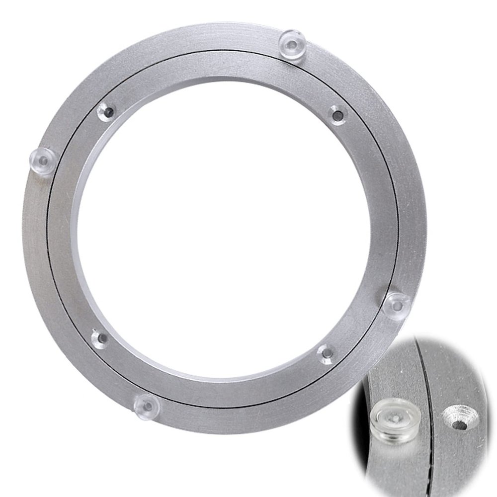 Rotating Bearing Turntable Heavy Duty Aluminium Alloy Rotating Bearing Turntable 360 Degree Rotating Swivel Plate For Turn Table,TV Monitor Stand,Food Display