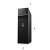 Dell Precision 3640 Workstation Desktop | Core i5-10500 - 256GB SSD Hard Drive - 8GB RAM | 6 cores @ 4.5 GHz Win 11 Pro Black (Renewed) view 2