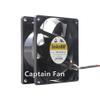 9WL0824P4J001 Axial Fan 24VDC 0.28A IP68 80 * 80 * 25MM Cooling Fan view 3