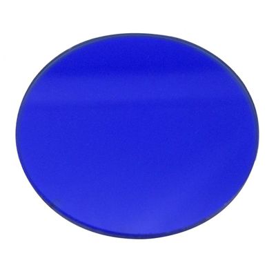 JUIYU Microscope Accessories Kit Microscope Color Filter Green Blue Yellow Red Frosted Glass 32mm 35mm 42mm 45mm Microscope Slides (Color : 45mm Blue)