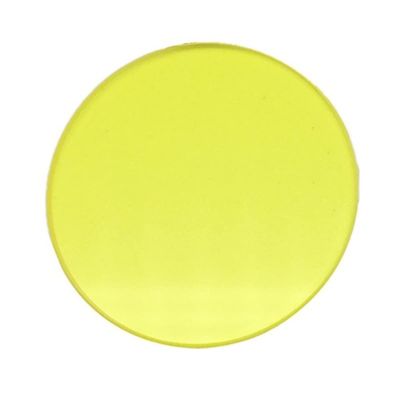 JUIYU Microscope Accessories Kit Microscope Color Filter Green Blue Yellow Red Frosted Glass 32mm 35mm 42mm 45mm Microscope Slides (Color : 35mm Yellow)