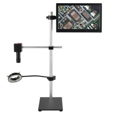 JUIYU Microscope Accessories Kit 1080P HDMI Industry Video Microscope Camera 80X 160X C Mount Lens Microscope Slides (Color : 1080P HDMI VGA B, Size : 80X)