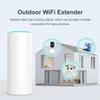 TODAAIR AC1200 Outdoor WiFi Extender | IP44 Weatherproof | Dual Band 2.4GHz 5GHz | Up to 60+ Connections | Covers Up to Least 3300 sq.ft | Repeater Modes for Backyard, Garage view 2
