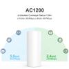 TODAAIR AC1200 Outdoor WiFi Extender | IP44 Weatherproof | Dual Band 2.4GHz 5GHz | Up to 60+ Connections | Covers Up to Least 3300 sq.ft | Repeater Modes for Backyard, Garage view 3