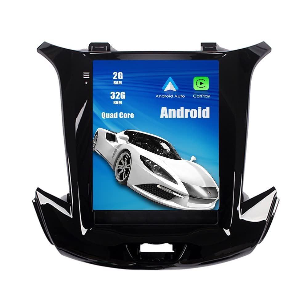 ZERTRAN Tesla Style 9.7 Inch Android 11 Autoradio Car Navigation Stereo Multimedia Player GPS Radio Replacement for Chevrolet Cruze 2015