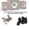 10 Pairs Snap Fastener Metal Speaker Grill Guides Speaker Fixing Speaker Fasteners Fastener Sound Box Mesh Cover Frame Speaker Body Snap Fastener view 2