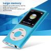 64G MP3 Player, 1.8 Inch Screen MP3 Music Player for Sports Studying, Support MP3 WMA FLAC APE AAC OGG and ACELP, Earphone Included (Blue) view 3