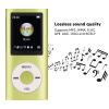 64G MP3 Player, 1.8 Inch Screen MP3 Music Player for Sports Studying, Support MP3 WMA FLAC APE AAC OGG and ACELP, Earphone Included (Green) view 2