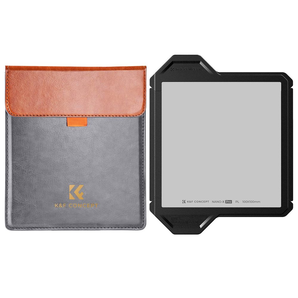 K&F CONCEPT X PRO 100 * 100mm Square Polarizer Filter 36 Multi-Coated Polarizing Filter for Camera Lens