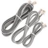 SUPVOX Extension Cords Pack 3pcs White Telephone Line Cord Phone Cable for Landline Phones view 1