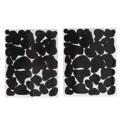 Restokki 2pcs Camera Cartoon Stickers, Photo Decorative Frame Stickers Photo Albums Stickers Camera Decor, for Scrapbook Laptop, Water Bottle, Luggage, (Cow Grain)
