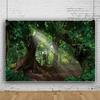 Fairytale Jungle Backdrop Yeele 10x6.5ft Spring Nature Landscape Background for Photography Rainforest Dreamland Dirt Road Green Photography Background Birthday Party Decor Portrait Photo Booth Prop view 2