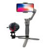 Universal Cold Shoe Mount Adapter with 1/4in and 3/8in Screw Holes Compatible for Photography Studio LED Light Stand Tripod DSLR Camera Cage Flash Monitor 4.8 X 1.65in (Black) view 2