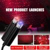 Car USB Starlight Red Blue Car Roof Star Night Light Car Projector Night Lamp 2 in 1 USB Star Light view 2