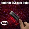 Car USB Starlight Red Blue Car Roof Star Night Light Car Projector Night Lamp 2 in 1 USB Star Light view 3