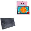 BoxWave Keyboard Compatible with YosaToo Android Tablet for Kids Y101 (10 in) - SlimKeys Bluetooth Keyboard, Portable Thin with Chiclet-Style Keys - Jet Black view 1