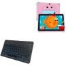 BoxWave Keyboard Compatible with YosaToo Android Tablet for Kids Y101 (10 in) - SlimKeys Bluetooth Keyboard - with Backlight, Portable Slim LED 7 Colors - Jet Black view 1